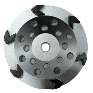 180mm 16/20# 6 Arrow Seg Cup Wheel