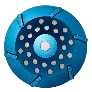 180mm 16/20# 6 Seg Spiral Cup Wheel