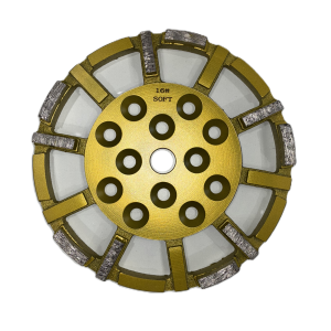 10 SEG 16# or 30/40# Soft Bond “L-Shaped” Grinding Disc